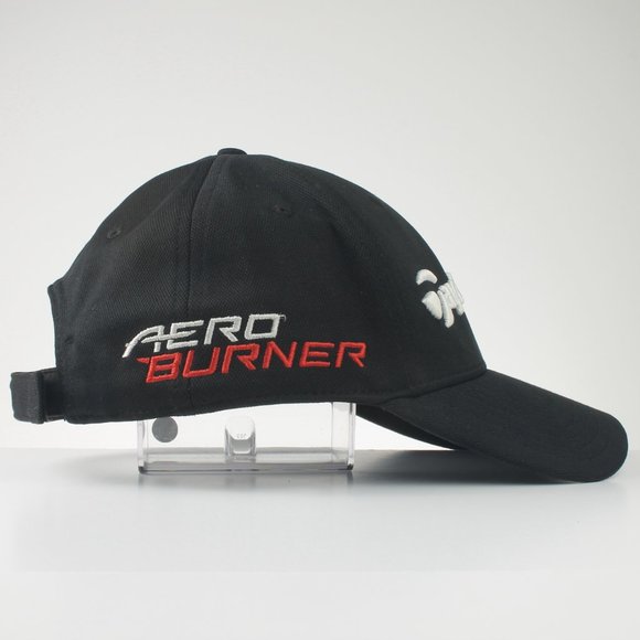 Taylor Made Aeroburner R15 Golf Strap Back Hat Cap Black/White/Red - Picture 3 of 11